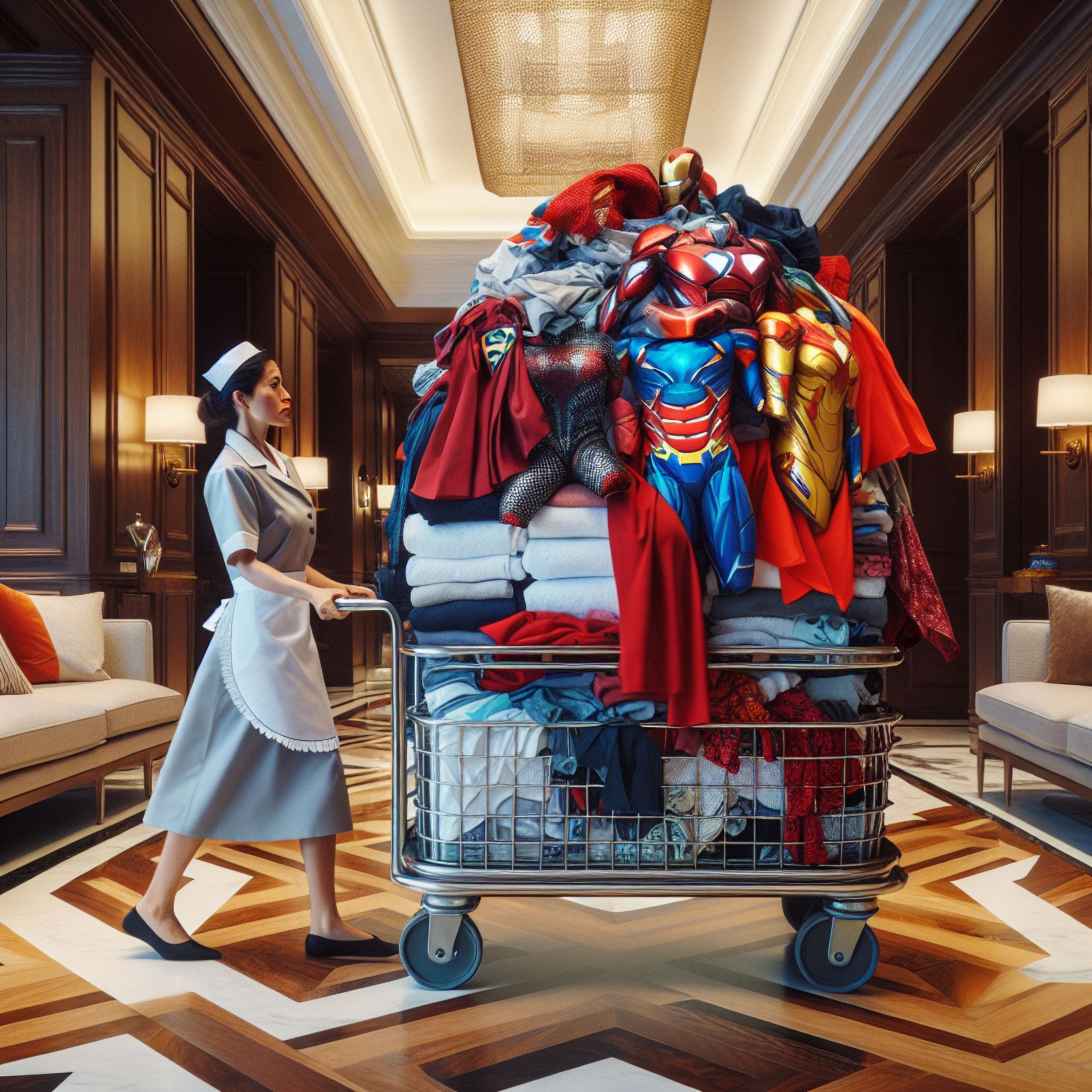Superhero Laundry Shutterstock 2584661701